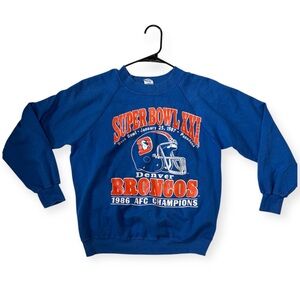 Vintage 1986 Denver Broncos Super Bowl XXI Crewneck